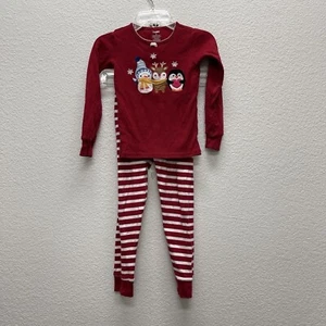 GYMBOREE SNOWMAN, REINDEER ,PENGUIN 2 PC CHRISTMAS PAJAMAS SIZE 6 - Picture 1 of 2