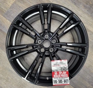 BMW M5 2018 2019 2020 2021 2022 2023 86388 OEM wheel rim 20 x 9.5 Front Black - Picture 1 of 3