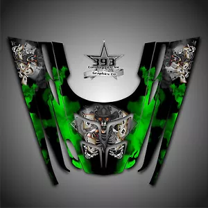 GRAPHICS DECAL WRAP POLARIS GEN II 2, 1999 2000 2001 2002 2003 OUTLAW Green - Picture 1 of 1
