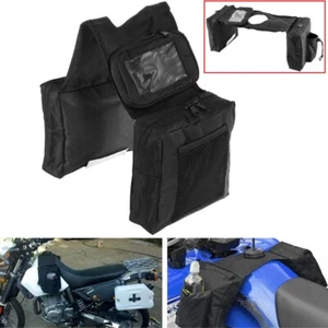 Waterproof ATV Motorcycle Saddlebag Cargo Pouch Storage Bag Gas Tank Saddle Bag - Picture 1 of 12