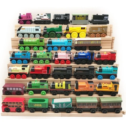 New Aftermarket Thomas and Friends Wooden Railway Cars Compatible with BRIO Cover