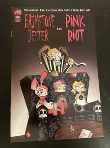 Brimstone Jester and Pink Riot #0 VF; Riot Ink - 2003 Promo Comic Book - Picture 1 of 9