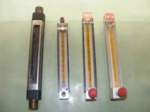 QTY 4 MEDIDOR DE FLUJO MEDIDOR GAS AIRE FISCHER PORTER BROOKS INSTR. E/C SNO RATE 2-1355V - Imagen 1 de 8