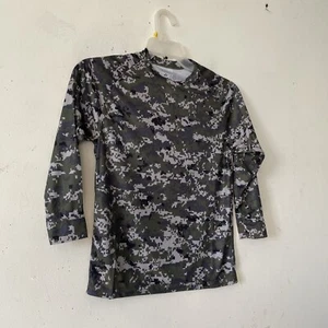 Youth Camo Shirt,Alleson Athletics,Green, Long sleeve - Picture 1 of 1