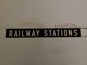 Great Yarmouth Feb 1961 Bus Destination Blind 30” - Gift - Railway Stations - Picture 1 of 12
