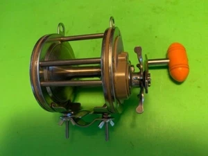 VINTAGE KENCOR DRUM MODEL NO. 940 4/0 STAINLESS STEEL TROLLING FISHING REEL - Picture 1 of 15