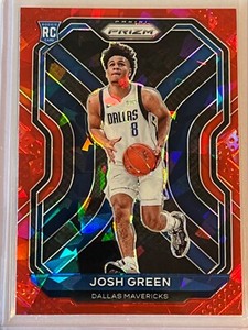 2020-21 Panini Prizm Josh Green Red Ice Rookie RC #274 Mavericks