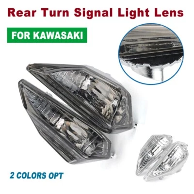 Lente de luz de señal de giro trasera para Kawasaki Ninja 250 500 400 650 1000 ZX-6R ZX-25R Foto 1 de 4