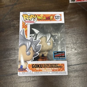 Pegatina Oficial Dragonball Z Goku Ultra Instinct Kamehameha Pop Funko NYCC 2022 - Imagen 1 de 5