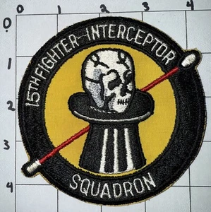 Vietnam War 15th Fighter Interceptor Squadron US Made USAF Patch (5) - Picture 1 of 2