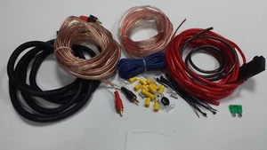 10 AWG 600W AMP/AMPLIFIER WIRING KIT TEN GAUGE POWER CABLE + FUSE HOLDER - Picture 1 of 1