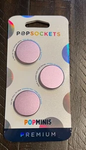 PopSockets PopMinis: Mini Grips for Phones & Tablets (3 Pack) - ALUMINUM LILAC - Picture 1 of 1