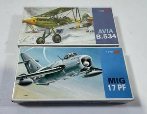 KP #*007 MiG 17 PF / Avia B.534 (Set of 2) 1:72 Scale LR-CM - Picture 1 of 3
