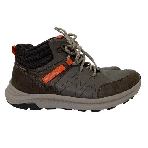Botas impermeables de cuero Merrell Greylock WP para niños talla 6 utilitarias Foto 1 de 4