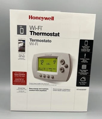 Honeywell Home Wi-Fi 7-Day Programmable Thermostat RTH6580WF - Image 1 of 4