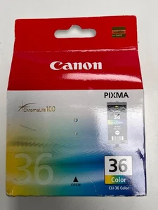 CANON CLI-36 Ink Colour Cartridge 1511B001 Pixma ip100 iP100v Genuine ChromaLife - Picture 1 of 3