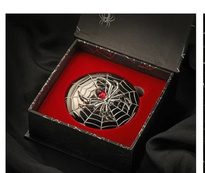 Brand New In Box Besame Cosmetics Series 004 Spider Compact With Snow Powder - Image 1 of 4