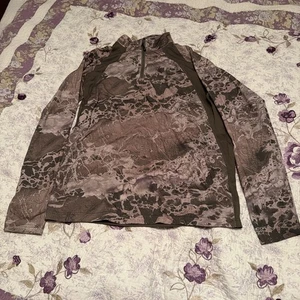 Maglione Realtree mimetico 1/4 zip manica lunga caccia camicia uomo media BELLO - Foto 1 di 15