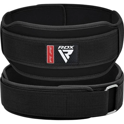 Cinturón de levantamiento de pesas RDX - Soporte ajustable premium para gimnasio y levantamiento de pesas Foto 1 de 4