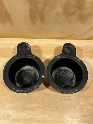 Ford Mustang F-150 1997-2004 consola central portavasos inserto de goma par OEM Foto 1 de 4