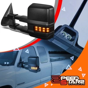 LEFT SIDE POWERED TOWING MIRROR W/HEATED+SMOKED LED SIGNAL FOR 03-07 TAHOE/YUKON - Picture 1 of 7