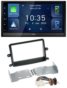JVC DAB Bluetooth MP3 USB 2DIN Autoradio für Mitsubishi L200 (06-15) - Bild 1 von 9