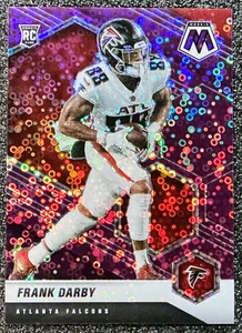 Frank Darby 2021 Panini Mosaic #389 No Huddle Purple Prizm /50 (RC) Falcons - Picture 1 of 2