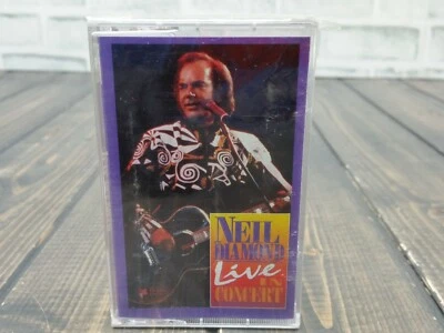 SEALED NEW - Neil Diamond Live In Concert BRAND NEW CASSETTE TAPE - Image 1 of 4
