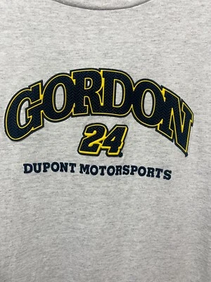 Camiseta Jeff Gordon Nascar Adulto Talla Grande Persecución Auténtica Gris #24 Usada en Excelente Condición Foto 1 de 4