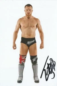 NXT WWE WRESTLING: TRAVIS BANKS SIGNED 6x4 PORTRAIT PHOTO+COA *NXT UK* - Picture 1 of 1