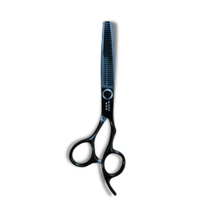 Kashi B-1132T Professional Thinning shears 6.5 inch Black color - Picture 1 of 5