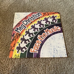 Meg Christian "Face the Music" (p)1977 Vinyl Record EX Condition With Insert - Foto 1 di 6