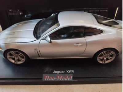 AUTOart 1:18 jaguar XKR Alloy Diecast Model Car Display Display Ornaments Silver - Image 1 of 2