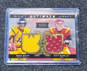 2013 Ultimate Collection Jersey /25 Geno Smith Matt Barkley Rookie Dual Patch RC - Picture 1 of 2
