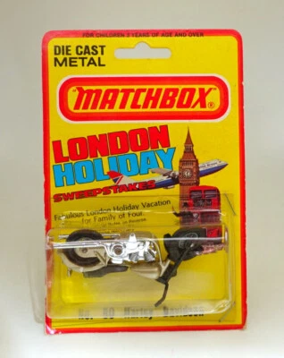 Matchbox SF Nr. 50C Harley Davidson braunmetallic top in USA Blisterpackung - Bild 1 von 4