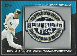 Tarjeta de parche conmemorativa Mark Teixeira 2010 Topps # MCP-50 - Imagen 1 de 4