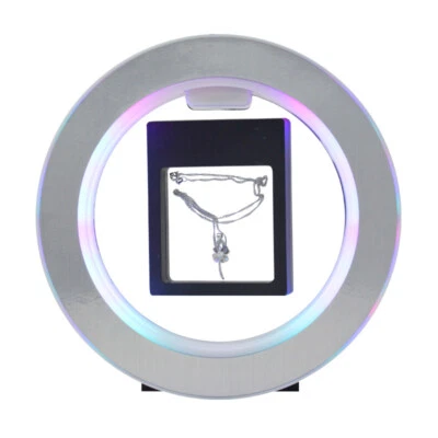 Customizable 360° Rotatable LED Magnetic Levitation Display Stand for Jewelry - Image 1 of 4