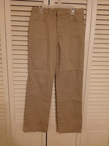 Classroom Uniforms ~Girls Size 14 Adj. Waist ~Med Rise ~Cotton Blend Khaki Pants - Picture 1 of 5
