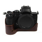 PU en cuir sac en cuir Half Body Base Base pour Nikon Z50 Caméras sans miro7H