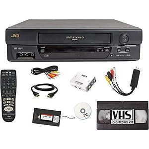 JVC VCR VHS Transfer mit Fernbedienung - Bild 1 von 2