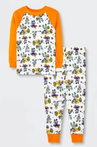 NEW Disney Mickey Mouse & Friends Halloween Snug Fit Pajama Set Size 18M - Picture 1 of 2