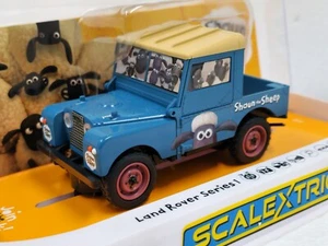 Scalextric C4543 Land Rover Serie 1 - Shaun the Sheep 1:32 Slot Car - Imagen 1 de 15