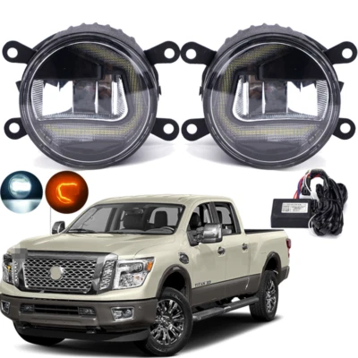 2 luces antiniebla LED de alto rendimiento para Nissan Xterra Frontier Pathfinder NV200 Foto 1 de 4