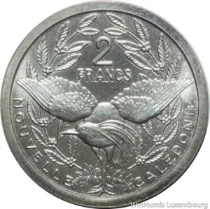 FF0145 Rare New Caledonia 2 Francs Piefort Bazor IEOM 1979 Silver 250ex NGC MS68 - Picture 1 of 3