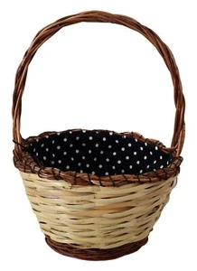 Dolce&Gabbana Women Beige Basket Wood Snake Leather One Handle Wickered Tote Bag - Picture 1 of 4