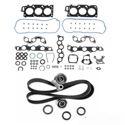99-06 TOYOTA LEXUS ES300 RX300 3.0 1MZFE JUEGO DE JUNTAS DE CULATA Y KIT DE CORREA DE DISTRIBUCIÓN Foto 1 de 4