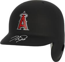 Mike Trout Los Angeles Angels Autographed Black Batting Helmet