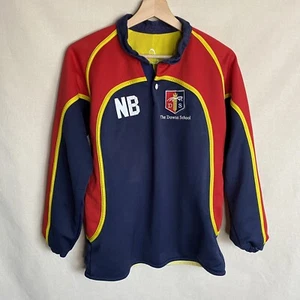 The Downs School Jersey 2XS Rugby Reversible Top Pullover Red Navy Uniform Kit - Picture 1 of 7