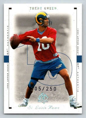 1999 SP Authentic Excitement #71 Trent Green /250 (ref 202183) - Image 1 of 2