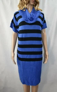 Suéter de vestir Sauci azul y negro talla grande para mujer - Imagen 1 de 9